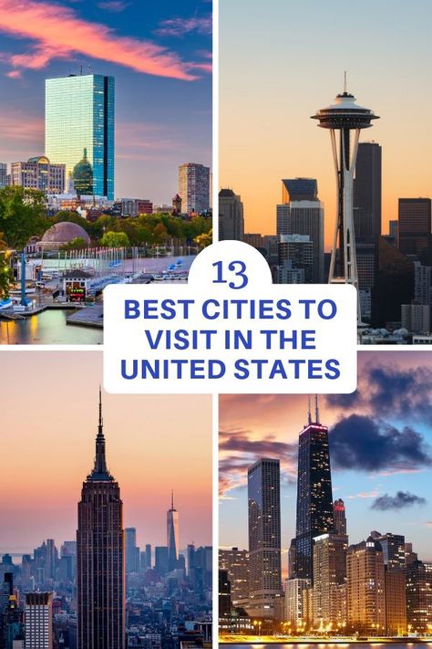 These are the best cities to visit in the United States, from the west coast to the east coast. Visit all of these great U.S. cities, or just pick the one that fits you best. | Savored Journeys | #cities #us #unitedstates #america #americancities Us Cities To Visit, American Holidays, Cities To Visit, Lake Union, Travel Bucket List Usa, Oceania Travel, Central America Travel, Usa Travel Guide, Usa Travel Destinations