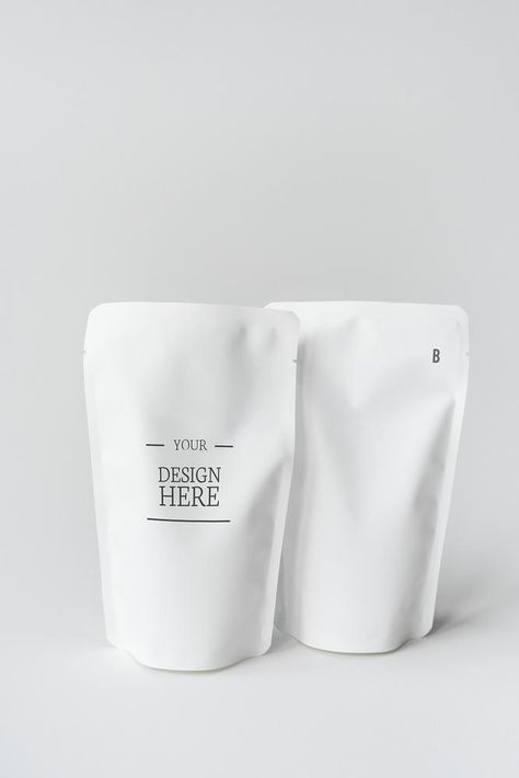 Sachet mockup | premium image by rawpixel.com Bag Branding, Coffee Poster Design, Graphic Design Mockup, Paper Bag Design, Standing Pouch, Design Mockup Free, Pouch Packaging, Coffee Cup Design, Coffee Logo