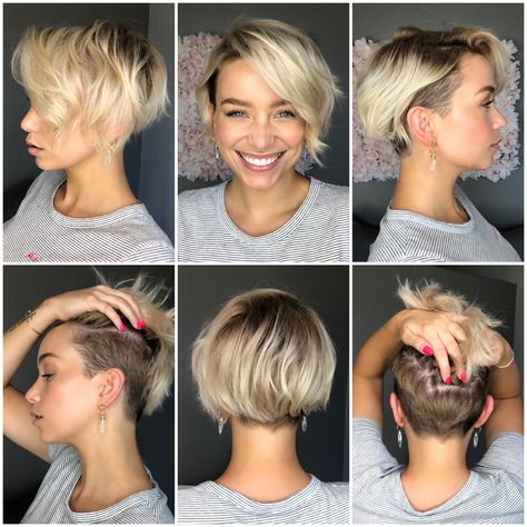 Prom Hairstyles, Caramel Highlights, Hairstyles Prom, Short Hair Hacks, Prom Hairstyles For Short Hair, Short Hair Undercut, 짧은 머리, Short Hair Haircuts, Undercut Hairstyles