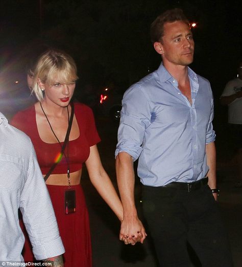 Moving quickly: The pair went public with their romance last week after they were pictured kissing on Misquamicut beach Taylor And Tom Hiddleston, Taylor Swift Ex Boyfriends, Taylor Swift Ex, Taylor Swift Boyfriends, Selena Gomez Concert, Thomas Hiddleston, Whirlwind Romance, Tom Taylor, Taylor Swift Birthday