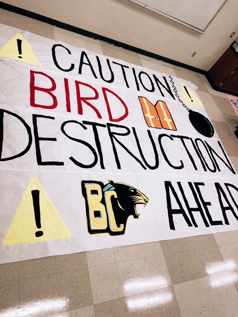 High School Pep Rally Ideas Activities, Construction Theme Posters Football, Construction Theme Spirit Week, Homecoming Football Decorating Ideas, Neon Night Posters Football, Construction Theme Football Game Poster, Funny Fnl Signs, Uca Cheer Camp Signs, Western Pep Rally Ideas