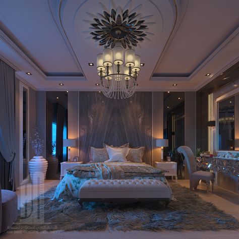 Home Decor New Classic, Bedroom Fancy Modern, Luxurious Room Aesthetic, Modern And Luxury Bedroom, Elegant Mansion Bedroom, Classy Interior Design Bedroom, Mansion Bedroom Modern, Room Decor Bedroom Luxury, My Dream Room Luxury