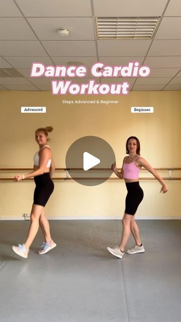 Vanessa S. | Dance Workouts on Instagram: "Dance Cardio Workout steps for Advanced and Beginner level ✨🫶🏻🩷 #danceworkout #dance #tanz #dancecardio #feelgoodworkout #stepbreakdown 

📍 @danceacademymaritaerxleben" Workout Steps, Dance For Beginners, Dance Exercises, Dance Cardio Workout, Dance Workouts, Dance Cardio, Dance Workout, May 7, Cardio Workout