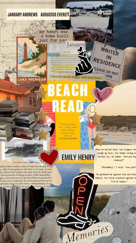 Beach Read Wallpaper, Emily Henry Books Aesthetic, Emily Henry Beach Read, Beach Read Book Aesthetic, Beach Read Aesthetic Emily Henry, Beach Read Emily Henry Aesthetic, Beach Read Fanart, Gus Everett Beach Read, Gus Everett