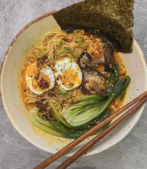 Spicy Peanut Butter Miso Noodles Recipe | Verna Gao Ramen From Scratch, Miso Noodles, Making Ramen, Spicy Peanut Butter, Peanut Butter Ramen, Homemade Ramen Noodles, Make Noodles, Easy Chilli, Sodium Carbonate