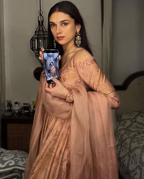 👗 Aadhya Anarkali set by DOT 💍GOLECHA'S JEWELS Anarkali, Twins Fashion, Aditi Rao Hydari, Aditi Rao, Traditional Indian Dress, Dress Design Patterns, Ethnic Outfits, Indian Fashion Dresses, Traditional Dresses