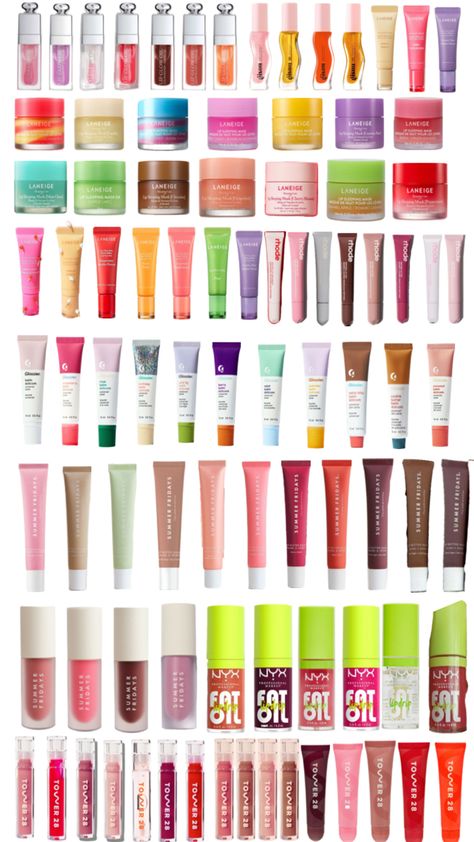 Good Lip Products, Lip Products Collection, Lip Products Aesthetic, Best Lip Products, Makeup Routine Guide, Preppy Makeup, Best Lip Gloss, Sephora Skin Care, Perfect Skin Care Routine