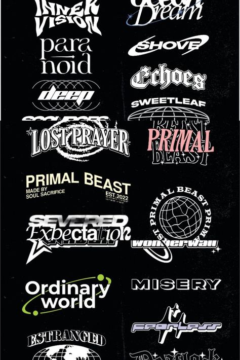 I will make a awsome urban streetwear logo Clothing Designs Streetwear, Streetwear Clothing Brand Logos, Fonts Clothing Brand, T-shirt Typo Design, Streetwear Brand Inspiration, Clothing Design Ideas Streetwear, Streetwear Font Design, Streetwear Fashion Brand Logo, Skater Logo Design