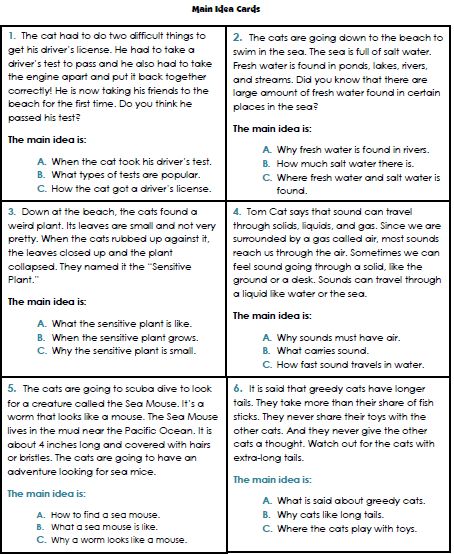 Main Idea Worksheets 2nd Grade Main Idea 3rd Grade, Main Idea Third Grade, Main Idea Lessons, Reading Main Idea, Worksheets 3rd Grade, Reading Interventionist, Suffixes Worksheets, 2nd Grade Reading Comprehension, Teaching Main Idea