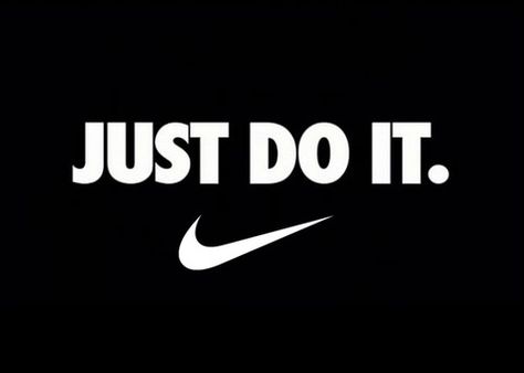 Just Do It. Just Do It Aesthetic, Just Do It Poster, Cute Soccer Couples, Just Do It Logo, Soccer Couples, Graphic Design University, Just Do It Nike, Deco Room, Nike Ad