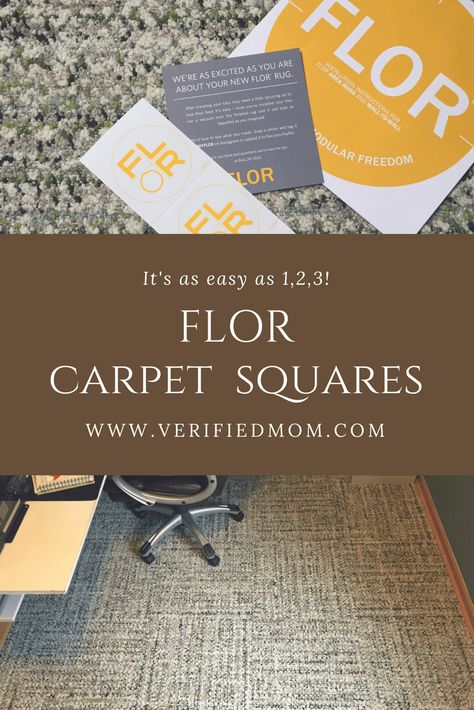 FLOR carpet squares - product review - it's as easy as 1,2,3 Carpet Squares Ideas, Blouse Latkan, Carpet Squares, Office Remodel, Design Boards, Home Carpet, Square Rug, Weekend Projects, Mom Blog