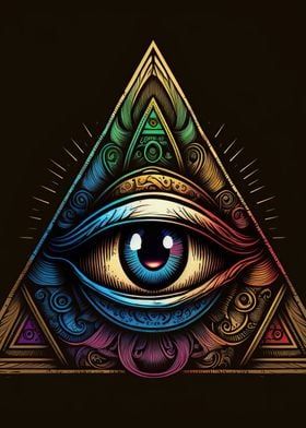 Displate is a one-of-a-kind metal poster designed to capture your unique passions. Sturdy, magnet mounted, and durable – not to mention easy on the eyes! Egyptian Eye Pyramid Tattoo, 3rd Eye Art Spiritual, Outer Space Tattoos, Egypt Concept Art, Nightmare Before Christmas Tattoo, Pyramid Eye, Alice In Wonderland Drawings, Rock Poster Art, Yin Yang Art