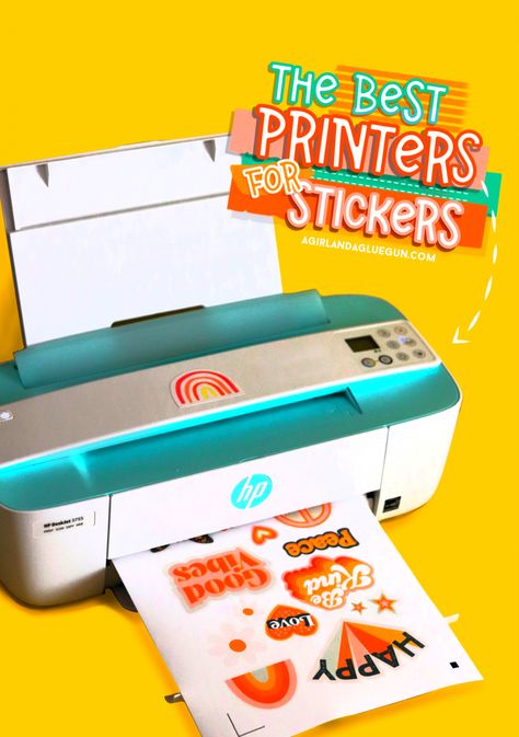 Best Printer For Sticker Making, Printers For Stickers, Best Sticker Printer, Sticker Printer With Color, Sticker Machine Printer, Best Printer For Cricut, Printer For Sticker Business, Small Business Printer, Print Business Ideas