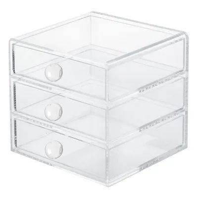 Dorm Storage & Organization | Campus Essentials | At Home Clear Acrylic Organizer, Affordable Baskets, 6th Grade School Supplies, College Storage, Pastel Outfits, Laila Ali, Modern Organization, Dorm Storage, Floor Candle Holders