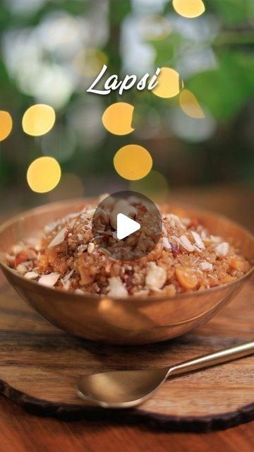 Lapsi Recipe, Indian Desserts, Cook At Home, Indian Cooking, Cherished Memories, Join Me, Food Videos, Wheat, The Kitchen