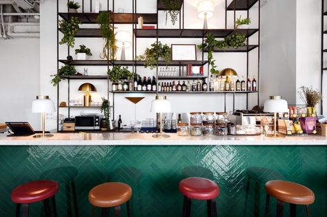 Bar Photography, Green Subway Tile, Trendy Bar, Stunning Bathrooms, Bathroom Tile Designs, Bar Set Up, Bathroom Wall Tile, House Tiles, Modern Photography