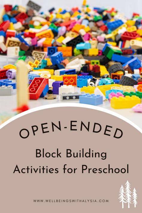 Foster creativity and spatial awareness with our Open-Ended Block Building Activities for preschoolers! 🧱 Explore versatile play ideas that encourage problem-solving and imagination. Elevate early learning through hands-on construction fun. Unleash the potential in your young builders today! 🌈🏗️ #PreschoolActivities #BlockPlay #CreativeLearning #SpatialAwareness #EarlyChildhoodEducation Block Area Ideas Preschool Classroom, Blocks And Construction Preschool, Blocks Activities For Preschoolers, Block Ideas For Preschool, Block Centre Ideas Kindergarten, Block Play Ideas Preschool, Blocks Area Preschool, Building Study Creative Curriculum Ideas Preschool, Construction Ideas For Preschool