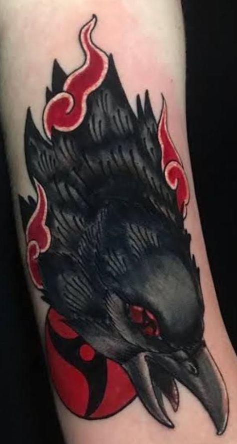 Anime Coverup Tattoo, Itachi Crow Tattoo, Itachi Uchiha Wallpaper, Tattoo Hd, Uchiha Wallpaper, Naruto Tattoo, Crow Tattoo, Raven Tattoo, Tattoo Flash Sheet