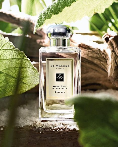 JO MALONE LONDON Wood Sage & Sea Salt Cologne - Alive with the mineral scent of the rugged cliffs mingled with the woody earthiness of sage, this fragrance is lively, spirited, and totally joyful. Wood Sage And Sea Salt, Jo Malone Fragrance, Jo Malone Perfume, Spring Fragrances, Peony Blush Suede, Perfume Photography, Perfume Reviews, Best Perfume, Luxury Perfume