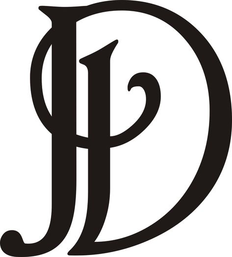 Jd Monogram, D Monogram, Monogram Tattoo, Crest Monogram, Hand Lettering Styles, Initials Logo Design, Logo Design Set, Wedding Logo Design, Beautiful Logos Design