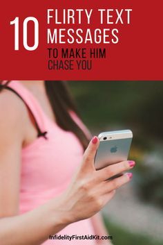 Capture his heart and make him chase you EVERY time without fail. These top 10 flirty text messages will make you his secret obsession. They work for single ladies and women in committed relationships who simple want to text the romance back. [Vote] which flirty text messages will make him respond the fastest at https://www.infidelityfirstaidkit.com/flirty-text-messages-send-him/ Flirty Text, Signs He Loves You, Make Him Chase You, Flirting Messages, Round Robin, Best Relationship Advice, Bowl Game, Flirting Quotes For Her, Messages For Him