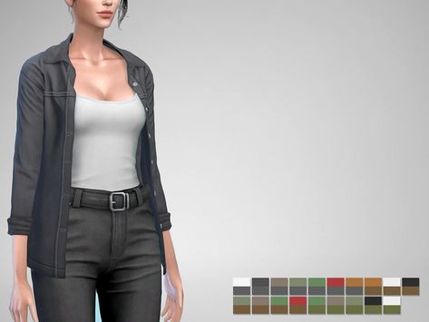 Sims 4 Cc Open Shirt, Sims 4 Tank Top Cc, Sims 4 Under Shirt Accessory, Sims 4 Cc Masculine Female Clothes, Ts4 Cc Accessory Shirt, Swat Outfit, Sims 4 Cc Female Tank Top, Sims 4 Tank Top Accessory, Sims 4 Stories