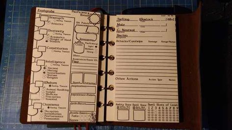 Custom Character Journals for My D&D Grouo - Imgur Dm Binder, Dnd Character Journal, Dungeons And Dragons Diy, Character Journal, Dragon Project, Dnd Diy, Hulk Character, Dnd Character Sheet, Binder Templates