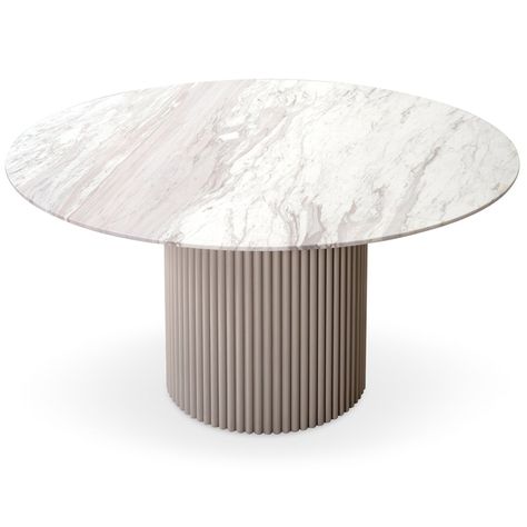 Dining Room Decor Elegant, Round Marble Table, Round Marble Dining Table, Marble Top Dining Table, Прикроватные Тумбочки, Elegant Dining Room, Marble Table Top, Hans Wegner, Oval Table Dining