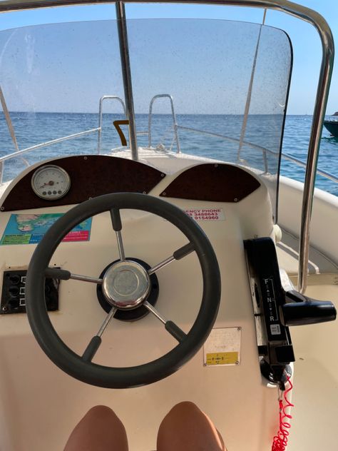 Driving a boat was fun #sea #boat #yacht #greece #vacation #travel Yacht Greece, Driving A Boat, Boat Driving, Sea Boat, Greece Vacation, Vacation Travel, Dream Life, Vision Board, Greece