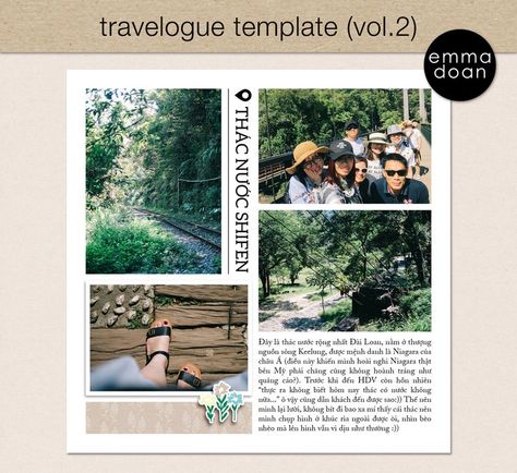 Travelogue Design, Photobook Template, Travel Photobook, Photographer Templates, Photobook Layout, Vacation Photo, Family Decor, Vacation Photos, Book Layout