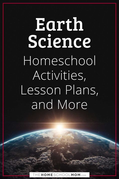 Earth Science homeschool resource links, including lessons, worksheets, websites, activities, and more. Earth Science High School, Earth Science Activities High School, 6th Grade Science Worksheets, High School Earth Science, Middle School Vocabulary, Elementary Earth Science, Homeschool Science Lessons, Earth Science Middle School, Earth Science Projects