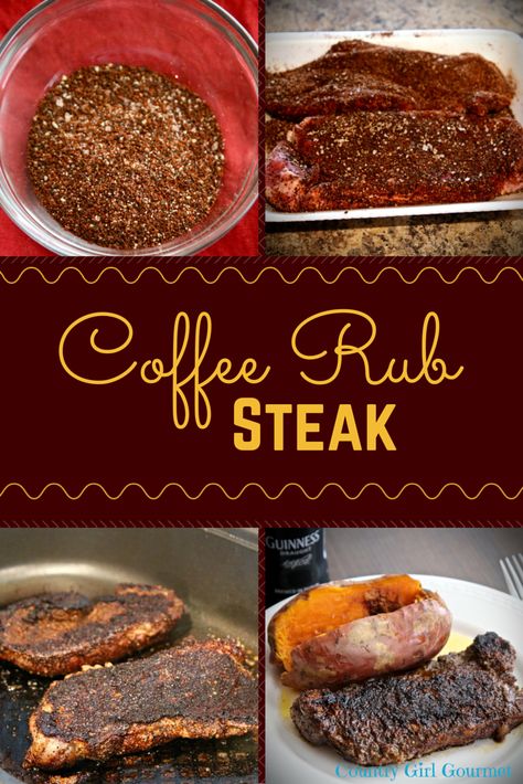 Coffee Marinated Steak, Steak With Coffee Rub, Coffee Steak Rubs For Grilling, Dry Rub Steak Seasoning, Ribeye Steak Dry Rub Recipe, Coffee Rub Recipe, Best Steak Seasoning, Steak Rub Recipe, Coffee Rubbed Steak