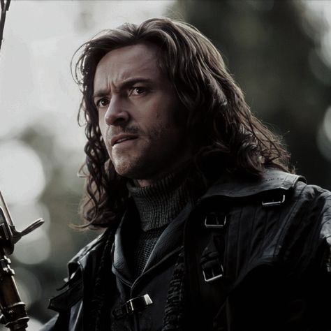 Van Helsing Van Helsing Hugh Jackman, Hugh Jackman Long Hair, Gabriel Van Helsing, Van Helsing Aesthetic, Van Helsing 2004, Hugh Jackman Van Helsing, Van Helsing, Van Helsing Werewolf, Van Helsing Dracula