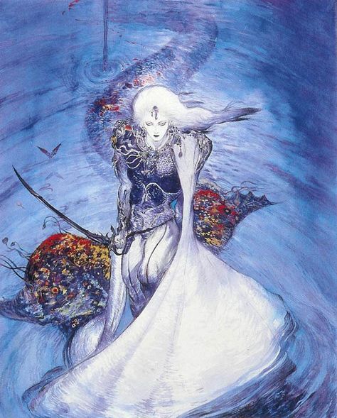 The Art of Yoshitaka Amano : Photo Amano Yoshitaka, Yoshitaka Amano, Oc Board, Final Fantasy Art, Vampire Hunter, Art Manga, Elden Ring, Sketchbook Ideas, Art Japonais