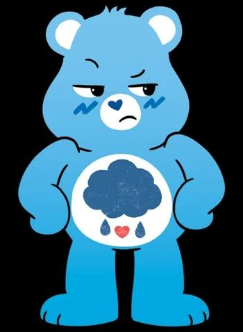 Grumpy Bear | Care Bear Wiki | Fandom Cereal Box Project, Care Bear Aesthetic, All Care Bears, Care Bears Characters, Care Bears Grumpy Bear, Care Bears Movie, Grumpy Care Bear, Tenderheart Bear, Grumpy Bear