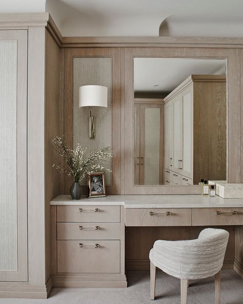 Dressing Room Decor Ideas, Elegant Dressing Room, Anna Wilson, Neutral Glam, Small Dressing Rooms, Elegant Dressing, Closet Vanity, Dressing Room Decor, Phillip Jeffries