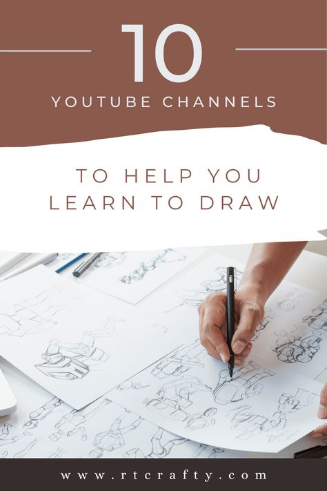 Top 10 YouTube Channels to Help You Learn to Draw Drawing Youtube Channels, Drawing Waves, Sketching Lessons, Learn To Draw Cartoons, Basic Sketch, Beginner Drawing Lessons, Easy Christmas Drawings, Basic Sketching, Youtube Drawing