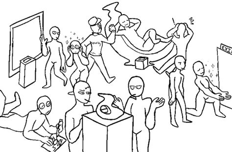 Draw the squad Draw Your Squad Funny 10 People, Draw The Squad 11 People, Friendgroup Drawing 10 People, 9 Friends Group Drawing, Drawings Of Friends 10 People, Draw Your Squad 10 People, 10 Person Group Pose Drawing, 9 Person Drawing Base, Group Of 9 Drawing Base