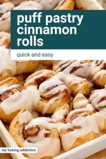 Puff Pastry Sheet Recipes Desserts, Recipes Using Puff Pastry Sheets, Pastry Puff Recipes, Brunch Basket, Easiest Cinnamon Rolls, Sweet Puff Pastry Recipes, Puff Pastry Cinnamon Rolls, Pastry Cinnamon Rolls, Puff Pastry Cinnamon