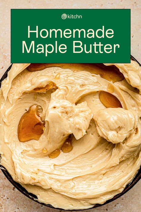 Maple Butter Recipe, Butter Turkey, Butter Recipes Homemade, Flavored Butter Recipes, Maple Recipes, Maple Syrup Recipes, Syrup Recipes, Maple Butter, Flavored Butter