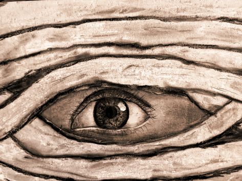 The Mummy's Eye Pencil Drawings, Pencil, Drawings, Quick Saves, Art