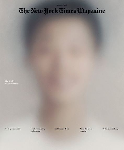 Nyt-magazine-publication-itsnicethat-1 New York Times Magazine Cover, Magazine Front Cover, Times Magazine, Info Graphic, New York Times Magazine, Creative Review, Out Of Focus, Editorial Layout, Asian American