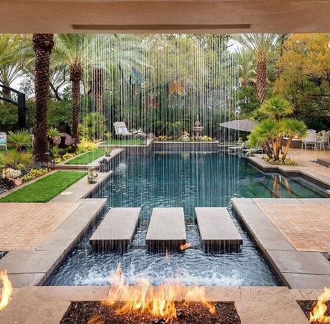 Taman Air, Swimming Pool Landscaping, Landscape Designs, Dream Pools, Backyard Pool Designs, Swimming Pools Backyard, Small Pool, Swimming Pool Designs, Dream Backyard