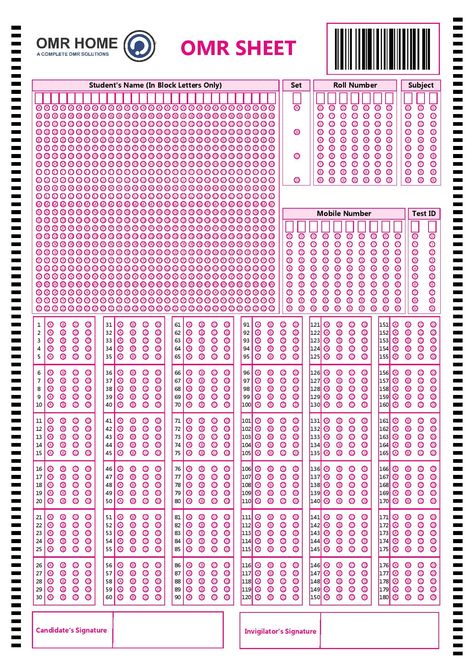 Get 180 Questions OMR Sheet Sample designed by www.omrhome.com, OMR Sheet can be downloaded and can be used by educators, examiner and candidates for practice or test. 10th Boards, Boards Exam, Omr Sheet, Resume Format Download, Speed Writing, Element Table, Free Monogram Fonts, 30 Questions, Hindi Font