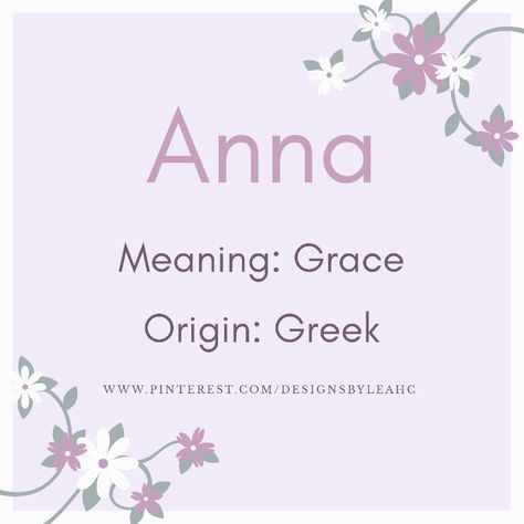 The Name Anna Aesthetic, Anna Grace Core, Anna Name Meaning, Anna Name Wallpaper, Greek Words And Meanings Aesthetic, Anna Meaning, Anna Name, Greek Words And Meanings, Royal Names