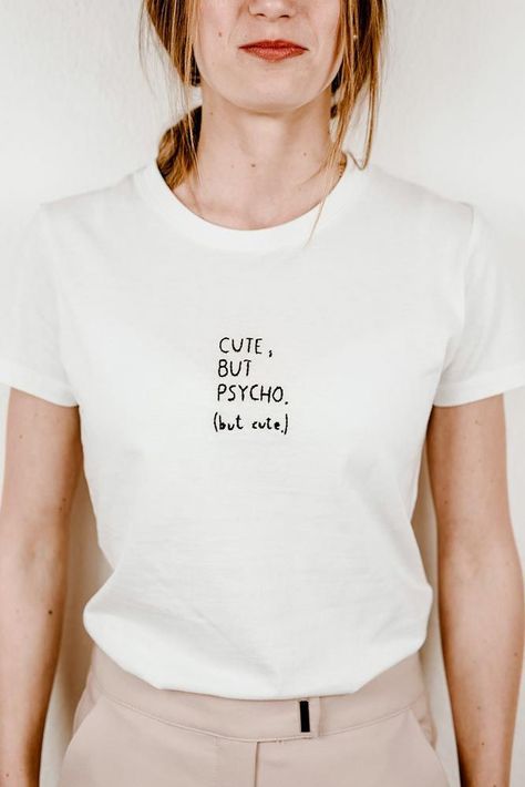 Ideas For T Shirts Design, Cute Shirt Designs Aesthetic, Design T Shirts Ideas, T-shirt Designs, T Shirt Ideas Design, Writing On Shirt, Cute T Shirt Designs, Aesthetic Shirt Design, Tshirts With Quotes