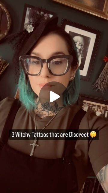 Witch Sleeve Tattoo For Women, Witch Symbols Protection, Witch Themed Tattoos, Green Witch Tattoo Ideas, Witch Symbols Tattoo, Tiny Witch Tattoo, Coven Tattoos, Wiccan Tattoos For Women, Green Witch Tattoo