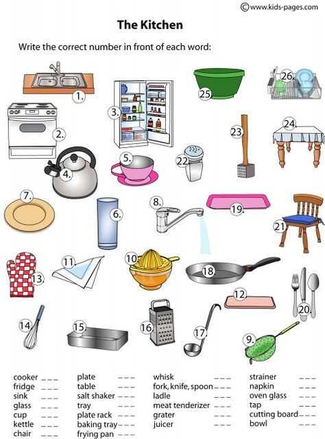 Kitchen - Matching worksheet Kitchen Safety Worksheets, Safety Worksheets, Life Skills Class, Kitchen Safety, Matching Worksheets, Family And Consumer Science, Living Skills, English Teaching, Home Economics