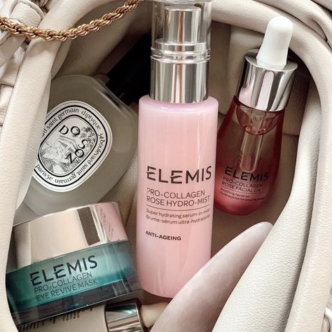 Elemis Skincare Aesthetic, Elemis Skincare Routine, Combination Skin Routine, Elemis Skincare, Luxury Skincare Brands, Home Beauty Salon, Skincare Sale, Glow Primer, Elemis Pro Collagen