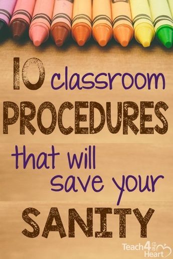 Try these 10 great procedures that will help your classroom run smoothly. Classroom Homeschool, Teaching Classroom Management, Classroom Procedures, Classroom Behavior Management, Classroom Management Tips, Classroom Management Strategies, Classroom Organisation, Class Management, Middle School Classroom